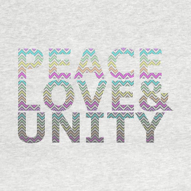 Peace, Love & Unity #001 by MindGlowArt